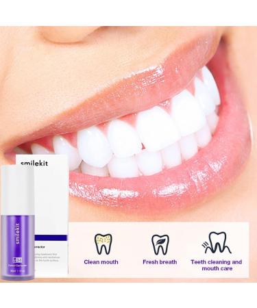 Hiullen Purple Teeth Whitening Toothpaste - 3 Pack | Effective Stain Removal for Whiter Teeth - Buy Online on GoSupps.com