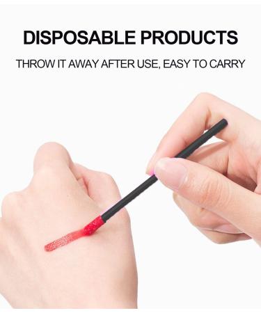 200 Pack Disposable Lip Brushes - Weddhuis Microbrush Applicators for Halloween & Christmas Beauty Care - Buy Online on GoSupps.com