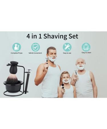Men's Beard Trimmer Kit & Shaving Brush Set - Complete Grooming Essentials for Daily Care - Buy Online on GoSupps.com