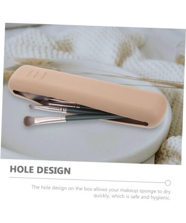 Buy Hemoton 1 Set Powder Puff Storage Box Organizer - Dog Miss Khaki 20x4.8CM | International Shipping Available - Buy Online on GoSupps.com