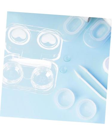 SEWOART 4 Series Contact Lens Container - Portable Plastic Holder & Makeup Case for Contact Lenses - Buy Online on GoSupps.com