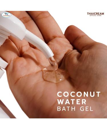 Buy Coconut Water Bath Gel - Natural Oil for All Skin Types | 1000ml - Hydrating & Refreshing - Buy Online on GoSupps.com