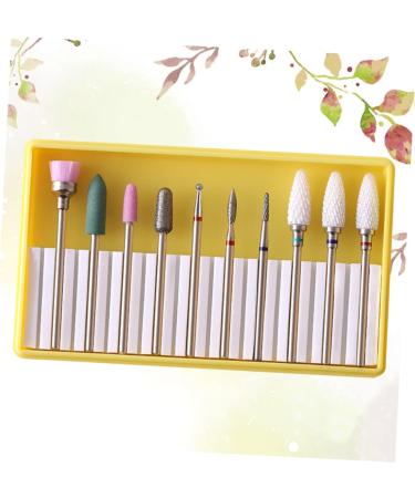 Ipetboom 1 Set Kit De Ceramic Shave Bowl Electrical Tools Water Dipper Manicure Pedicure Bit Pedicure Kit Manicure Sand Tool Manicure Kit Silicone Scar Gel Nail Grinding Head - Buy Online on GoSupps.com