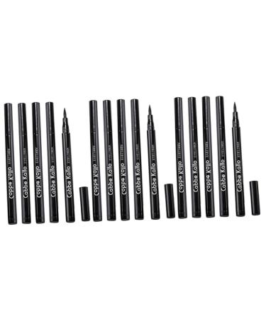 Beavorty 15 pcs Gel Tool Pen Eyeliner Eye Black Smudge-proof Liquid Ladies Dry Waterproof Women Fast Makeup 1 count (Pack of 1) As Shownx3pcs