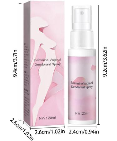  Generisch Intimate Deodorizing Spray for Women - 20 ml - Natural Plant-Based for Private Parts - Anti-Odor - Relieves Odors and Itching - Buy Online on GoSupps.com