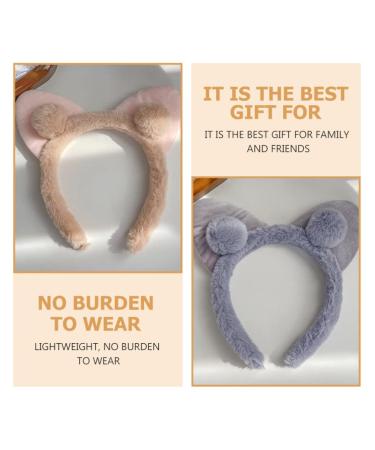 4-Piece Beaupretty Face Wash Headband Set - Bunny Ear & Cat Ear Makeup Headbands for Spa, Shower, Yoga - Buy Online on GoSupps.com
