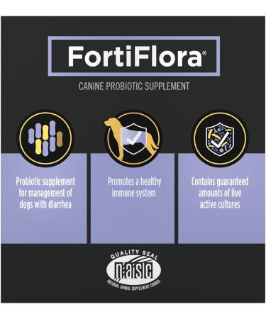 Purina Pro Plan Fortiflora Plus Probiotic+Prebiotic Dog Supplement Synbiotic Action Canine Supplement 1 Pack - 30 ct. (30 x 2gr) 1 Pack - Buy Online on GoSupps.com
