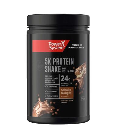 5K Protein Shake Chocolate Nougat 360g Multi-component protein powder