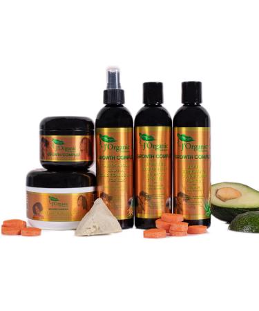 J'Organic Solutions Kids Super Moisturizing  Hydrating healthy hair set (Super Healthy hair Kit)