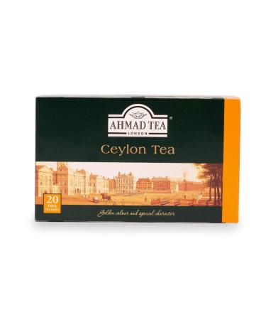 Ahmad Tea Ceylon Black Tea - 20 Aroma-Sealed Teabags | Premium International Shipping - Buy Online on GoSupps.com