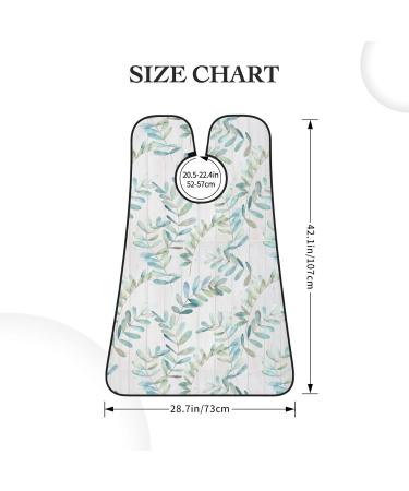 Leaves On Board Beard Bib | Non-Stick Grooming Cloth for Shaving & Trimming | Ideal Gifts for Men - International Shipping Available - Buy Online on GoSupps.com