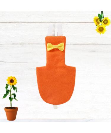 PopetPop 3-Set Bird Diapers | Premium Bird Clothing & Flight Suits for Pigeons | Adjustable & Comfortable Winter Wear | XS - Orange - Buy Online on GoSupps.com