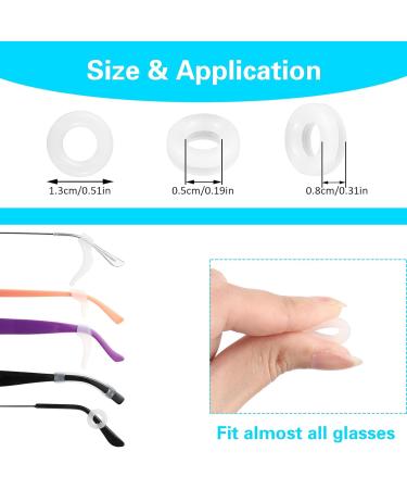 Sibba 16 Pairs Silicone Glasses Holder - Anti-Slip Ear Pads & Hooks for Sunglasses & Reading Glasses Accessories - Buy Online on GoSupps.com