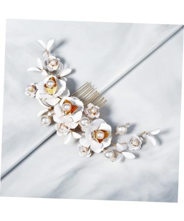 Ipetboom Bridal Headpiece Crystal Headpiece Women Hair Accessories Hair Jewels for Women Bridal Headdress Soap Dispenser Foam Tiara Bridal Comb Bride Wedding Hair Comb - Buy Online on GoSupps.com