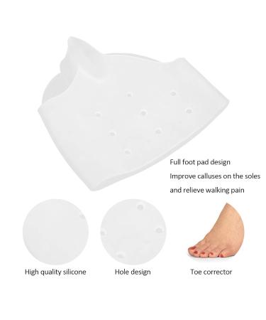 Toe Separators for Men | 2 Sets Transparent Silicone Spacers | Hollow Design for Overlapping Toes & Valgus Relief - Buy Online on GoSupps.com