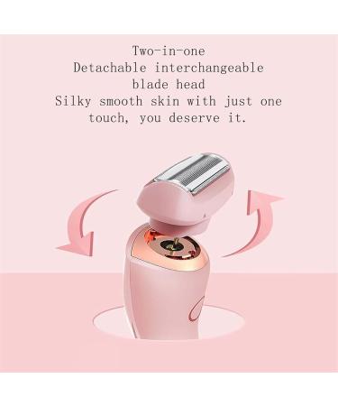 Razor for Women 2 in 1 Wet and Dry Electric Waterproof Shaver for Women Waterproof Electric Razor Shaver with Removable Head Dry for Leg Arm Underarm Area (A) - Buy Online on GoSupps.com