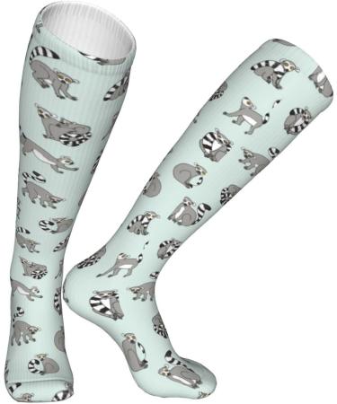 Lemur Animal Compression Socks for Women & Men | 15-20 mmHg Circulation Support for Running & Cycling | International Shipping Available - Buy Online on GoSupps.com