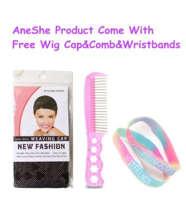 AneShe 28 Long Wavy Heat Resistant Cosplay Wig for Women - Red - Buy Online on GoSupps.com