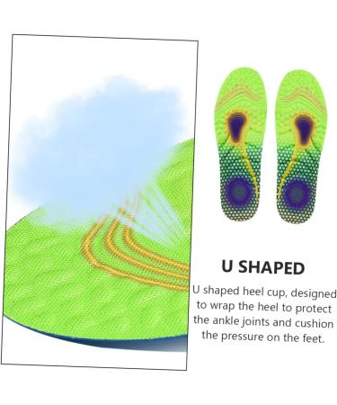 FOMIYES Sports Insoles - Breathable Shock-Absorbing Massaging Shoe Cushions for Men | Premium Elastic Comfort & Support - Buy Online on GoSupps.com