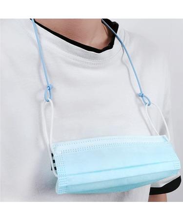 Zeaybsr Adjustable Face Mask Lanyard - 6 Packs Ear Hook Straps for Comfort | Blue Protective Gear - Buy Online on GoSupps.com