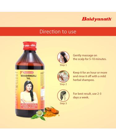 Baidyanath Mahabhringraj Maha Bhringaraja Hair Oil Export Quality - Buy Online on GoSupps.com