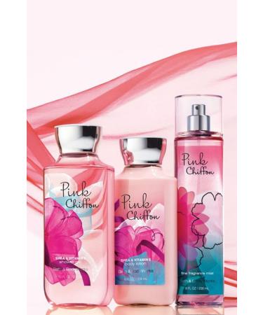 Bath & Body Works Pink Chiffon Body Lotion 8oz - Hydrating Pink Chiffon Body Lotion - Buy Online on GoSupps.com