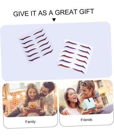 Healvian 12 Pairs Glitter Eyeliner Eyelid Strips Instant Pink Glitter Sticker - Buy Online on GoSupps.com