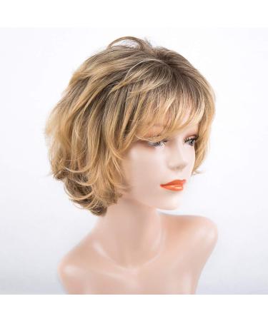 Zhangqiu wig women real hair hair bob wig art hair wig wave with light baby hair for black women short wavy lace wigs