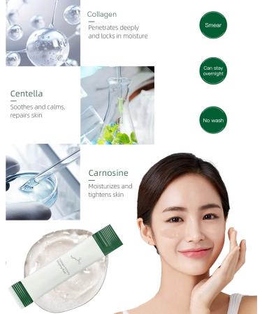 Korean Collagen Firming Facial Mask - 20 Pcs | Anti Aging Moisturizing Face Mask for Women | Deep Cleaning & Comfortable - Buy Online on GoSupps.com