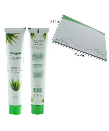 Sabrina Rudnik Hand and Nail Balm 45ml | Aloe Vera Notepad Set | International Shipping - Buy Online on GoSupps.com