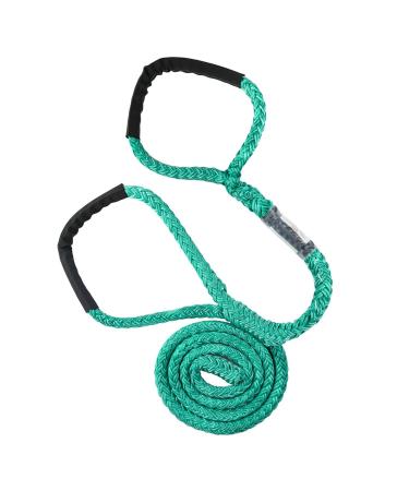 Pelican Rope The Brainiac Arborist Whoopie Sling - Adjustable Port A Wrap Sling - 1/2, 5/8, & 3/4 inch Diameter Tree Strap Rope & Adjustable Rigging Sling Green 3/4