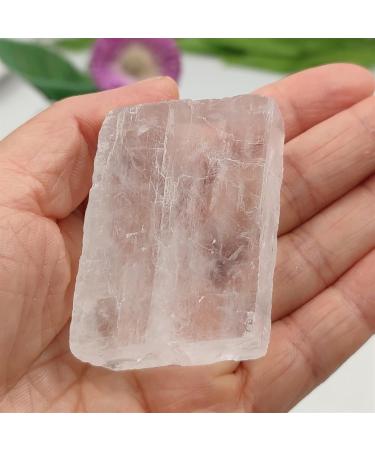 1pc Large Natural Optical Calcite Raw White Iceland Spar Quartz Crystal Stone 1pc Random 80-120g - Buy Online on GoSupps.com