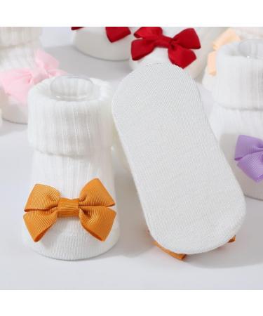 JSGHGDF Headbands Socks Set Elastic Hair Bands with Headwear Stylish Baby Knitted Socks for Newborns & Toddlers Yellow - Buy Online on GoSupps.com