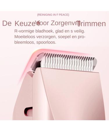 Portable Shaver Electric Shaver for Women Double Head Shaver Portable Body Hair Trimmer Shaver for Women Care Wet and Dry Use Groomer Pink - Buy Online on GoSupps.com
