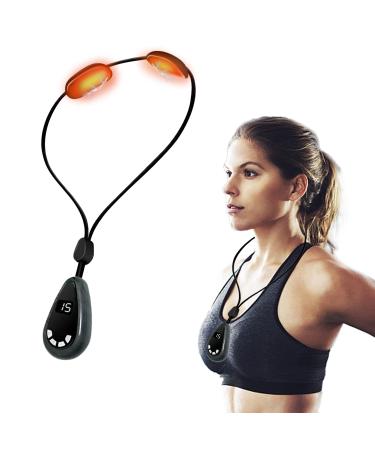 Neck massage device ems neck acupoints lymphvity massager intelligent neck massager with heat electric neck massage for patin relief for home office trip