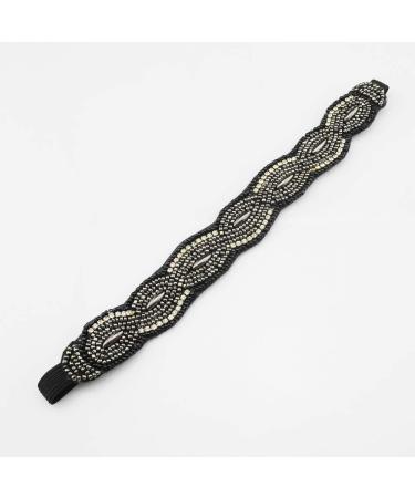 Inspirelle Handmade Beaded Elastic Headband - 5 Count Fashionable Hairbands for Women and Girls - Buy Online on GoSupps.com