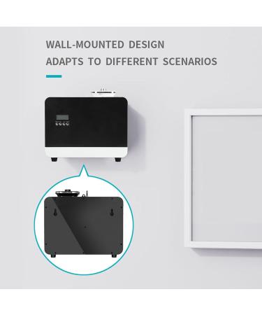 800ml Smart Aromatherapy Diffuser | Silent Essential Oil Diffuser with 5 Modes | 3000m Coverage for Home & Hotel - US Plug - Buy Online on GoSupps.com