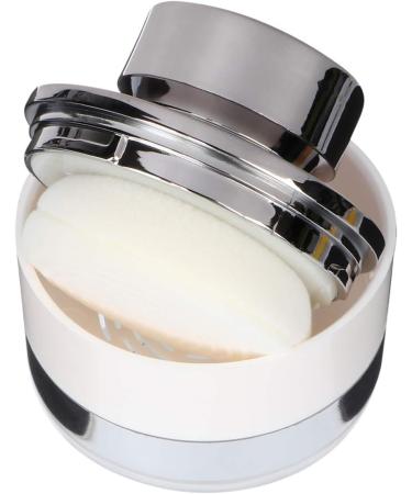 Lurrose Portable Empty Loose Powder Compact with Puff - Perfect for Girls & Women | International Shipping Available - Buy Online on GoSupps.com