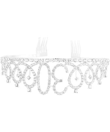 Minkissy 30th Birthday Tiara Crystal Crown Rhinestone Princess Birthday Crown Hair Accessories Happy 30th Birthday Crown Tiara for Women Ladies - Buy Online on GoSupps.com
