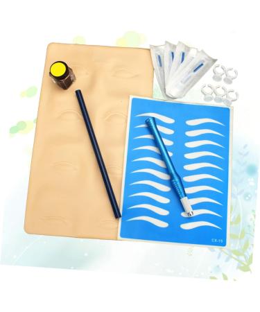 FOMIYES D Manual Pen Pencil Eyebrow Pigment Microblading Skin Embroidery Practice Cup Ink & Eye - Buy Online on GoSupps.com