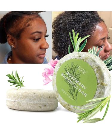 Rosemary Shampoo Bar for Volume & Thick Hair Growth | Strengthen Thinning Hair | Sulfate Silicone & Paraben-Free Solid Shampoo Soap - Buy Online on GoSupps.com