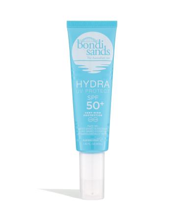 Bondi Sands Hydra UV Protect SPF 50+ Face Gel | Provides UVA & UVB Protection | Infused with ethically sourced algae | 50ml/1.69 FL OZ