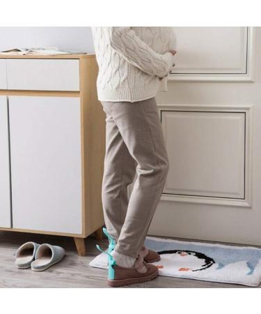 Feeke 6 Pack Lazy Shoe Helper - Portable Shoe Lifting Aid for Seniors, Elderly, and Disabled - Sock Slider with Handles - As Seen on TV - Green - Buy Online on GoSupps.com