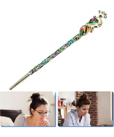 minkissy Clips Stylish Retro Barrettes Chinese Traditional Pen Making Handmade Ponytail Chopsticks Fashion Holder Chopstick Rhinestone Vintage Decor Long Hairpins Women Style Chignon Hair - Buy Online on GoSupps.com