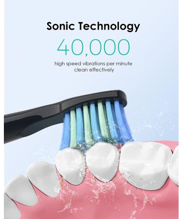 Oraimo Rechargeable Sonic Electric Toothbrush for Adults | 4 Heads & Power Holder | 3 Modes & Smart Timer | Fast Charge for 30 Days | 1 Count - Buy Online on GoSupps.com
