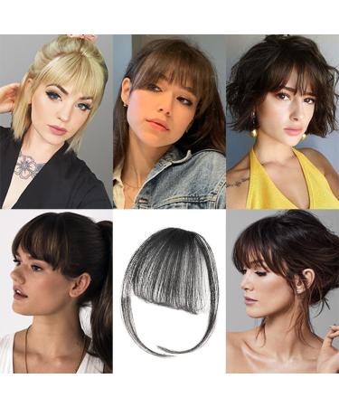 Clip-in Human Hair Bangs | Wig-Air Bangs Hairpieces for Girls & Women - International Shipping Available - Buy Online on GoSupps.com