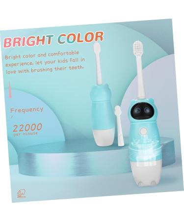 Magiclulu Children's Electric Toothbrush Set | Safe Oral Care Tool with Smooth Bristles | 1 Pack Blue - Ideal for Kids Tooth Cleaning - Buy Online on GoSupps.com