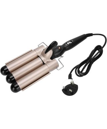 KUIKUI Three Barrel Curling Iron Wand for Effortless S-Shaped Waves - Adjustable Hair Curler Waver Crimper Hair Styling Tool - Buy Online on GoSupps.com
