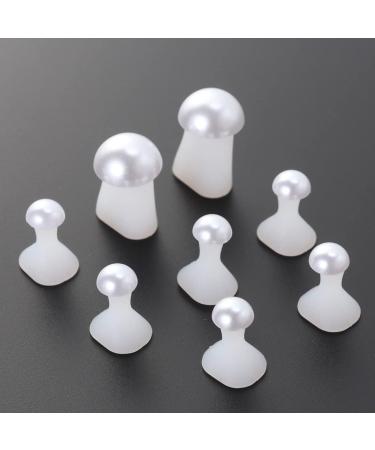 FOMIYES 8pcs Silicone Toe Separator Toe Stretcher Bunion Relief Pads for Hallux Valgus - Pearl Shape Design - Buy Online on GoSupps.com