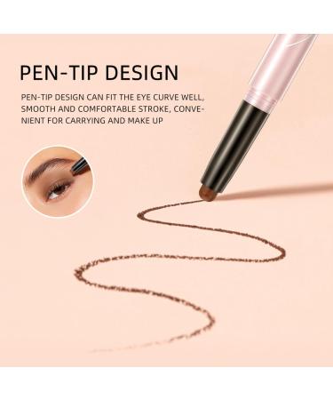 Metallic Shimmer Eyeshadow Stick - Waterproof Cream Pencil for Smoky Eye Makeup | Eye Brightener & Highlighter for Women - Pearlescent Finish - Buy Online on GoSupps.com